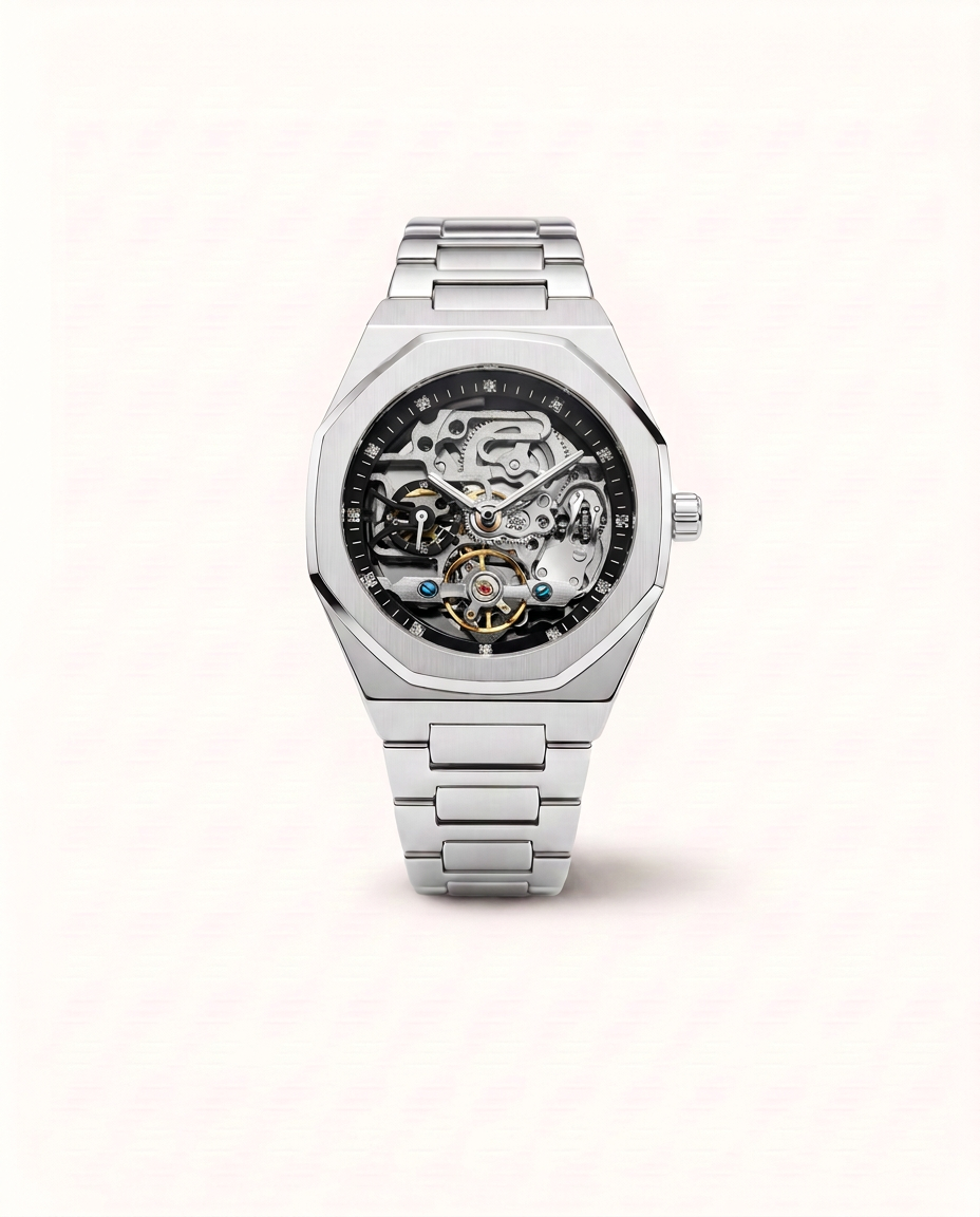 Arcadia Skeleton Watch