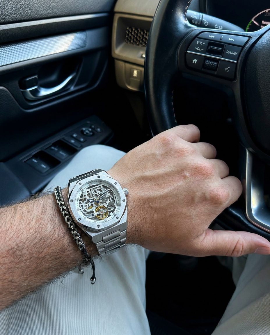 Arcadia Skeleton Watch