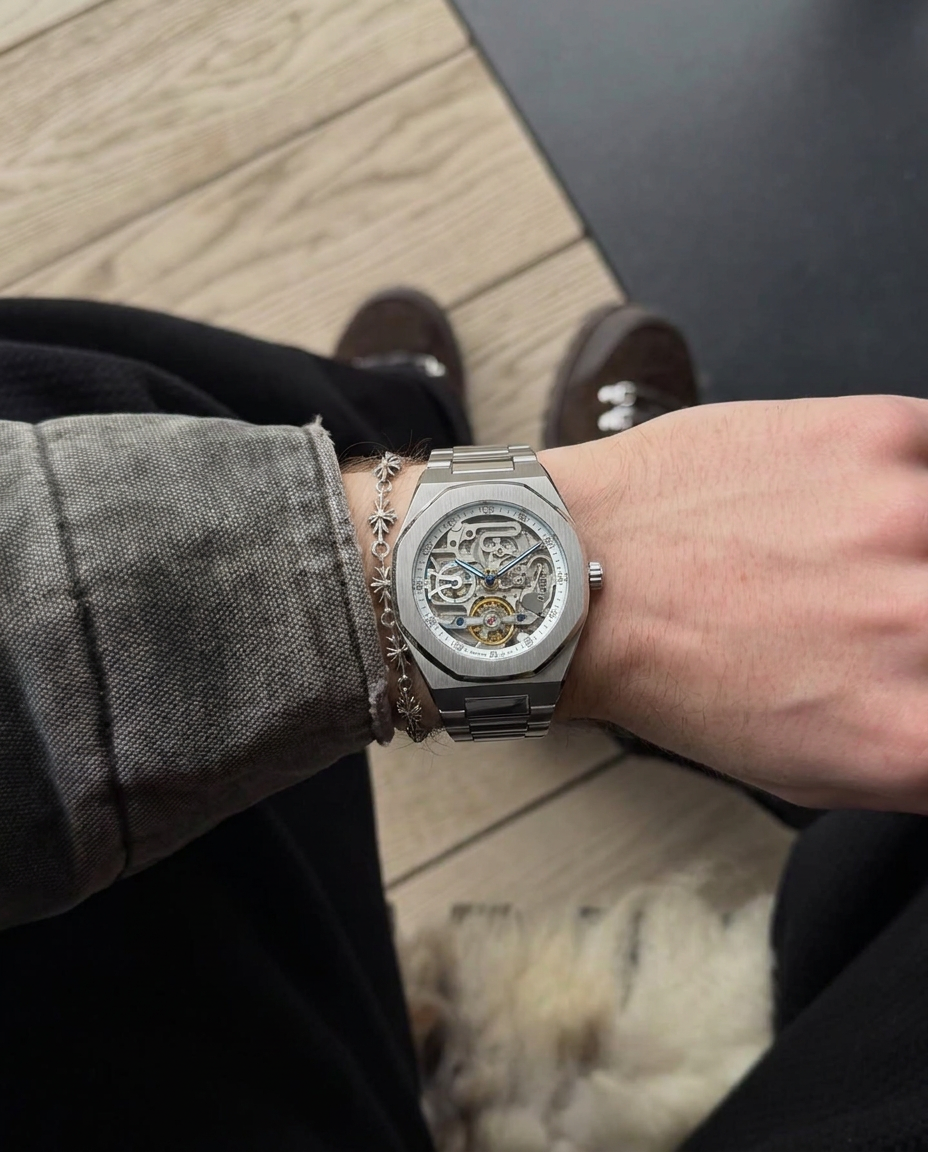 Arcadia Skeleton Watch