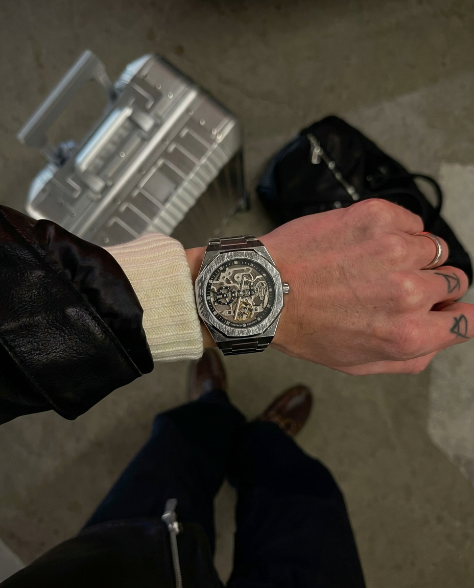 Arcadia Skeleton Watch